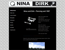Tablet Screenshot of ninaunddirk.de